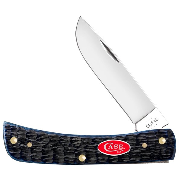Case Cutlery Knife, Case Navy Blue Bone Sod Buster Jr 06890